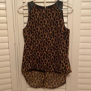 Leopard tank top